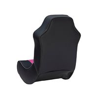 Linon Home Décor - Kendon Faux Leather Rocking Gaming Chair - Black and Pink - Alternate Views