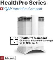 IQAir - HealthPro Compact Air Purifier - White - White - Alternate Views