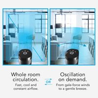 Vornado - OSCR37 AE Tower Fan - Black - Alternate Views