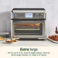 Cuisinart - Large 0.95 cu.ft. Air Fryer Toaster Oven - Stainless Steel - Alternate Views