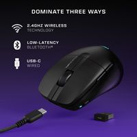 Turtle Beach - Pure Air Ultra-Light Wireless Ergonomic RGB Gaming Mouse with 26K DPI Optical Sens... - Alternate Views