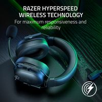 Razer - Blackshark V2 Hyperspeed Wireless Gaming Headset - Black - Alternate Views