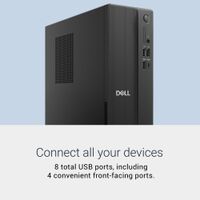 Dell - Slim Desktop - AMD Ryzen 100 Series 110 2025 - 8GB Memory - AMD Radeon 660M - 512GB Storag... - Alternate Views