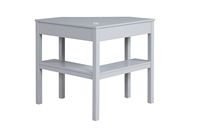 Linon Home Décor - Penrose Corner Desk With Keyboard Tray - Gray - Alternate Views