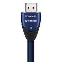 AudioQuest - Vodka 48 9.8' 4K-8K-10K 48Gbps In-Wall Rated HDMI Cable - Blue on Black - Alternate Views