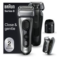 Braun - Series 8 Electric Shaver with 5 in 1 SmartCare Center - Galvano Silver - Alternate Views