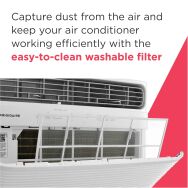 Frigidaire - 12,000 BTU 550 Sq. Ft. Window Air Conditioner with 11,000 BTU Supplemental Heat Func... - Alternate Views