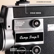 Camp Snap - CS-8 Digital Video Camera - Black - Alternate Views