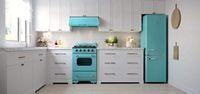 Unique Appliances - 24 inches - Externally Vented - Under cabinet Range Hood - Ocean Mist Turquoise - Alternate Views