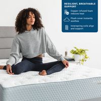 Molecule - CopperWELL 13-Inch Hybrid Cooling Gel Memory Foam and Encased Coil Medium Firm Mattres... - Alternate Views