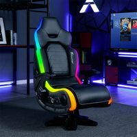 X Rocker - Evo Elite 4.1 Gaming Chair with Built-in Audio Surround Sound System - Black - Alternate Views