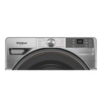 Whirlpool - 4.5 Cu. Ft. High Efficiency Smart Front Load Washer with FreshFlow Vent System - Silver - Alternate Views