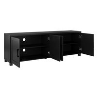 CorLiving - Virlomi Collection TV Stand with Enclosed Cabinets for Most TVs up to 85