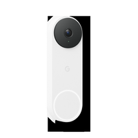 Google - Nest Doorbell (wired, 3rd gen) - Latest Model - 2K Video and Gemini - Snow - Alternate Views