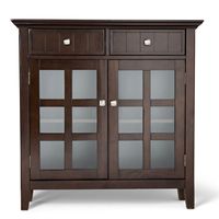 Simpli Home - Acadian Entryway Storage Cabinet - Brunette Brown - Alternate Views