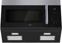 Bosch - 100 Series 1.7 Cu. Ft. Over-the-Range Microwave - Stainless Steel - Alternate Views
