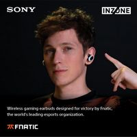 Sony - INZONE Buds Truly Wireless Noise Canceling Gaming Earbuds for PC and PS5 - White - Alternate Views