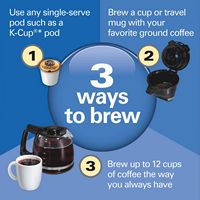 Hamilton Beach - FlexBrew Trio Coffee Maker - Black - Alternate Views