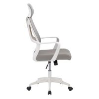 CorLiving - Workspace Mesh Back Office Chair - Grey and White - Alternate Views