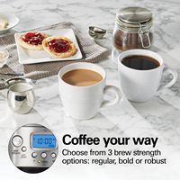 Hamilton Beach - Programmable 12-Cup Coffeemaker - Black/Silver - Alternate Views