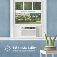 Keystone - 23,200/22,900 BTU 230V Window/Wall Air Conditioner with 16,000 BTU Supplemental Heat C... - Alternate Views