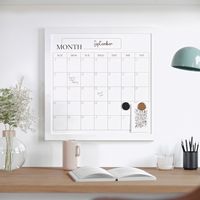 Martha Stewart - Everette Dry Erase Magnetic Monthly Calendar- 18