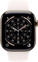 Apple Watch Series 11 (GPS+Cellular) 46mm Titanium Case with Light Blush Sport Band - M/L - Gold ... - Alternate Views