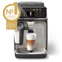 Philips - 4400 Fully Automatic Espresso and Coffee Machine with LatteGo Milk Frother, Black and C... - Alternate Views