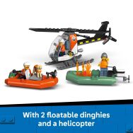 LEGO - City Coast Guard Rescue Boat & Helicopter 60504 - Alternate Views