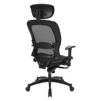 OSP Home Furnishings - Executive Breathable Mesh Chair - Black - Alternate Views