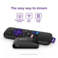 Roku - Express | Streaming Media Player with Standard Remote (no TV controls) - Black - Alternate Views