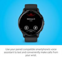 Garmin - Venu 3 GPS Smartwatch 45 mm Fiber-reinforced polymer - Stainless Steel and Black - Alternate Views