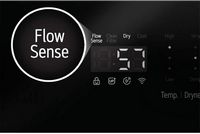 LG - 7.3 Cu. Ft. Smart Electric Dryer with Sensor Dry - Platinum Black - Alternate Views