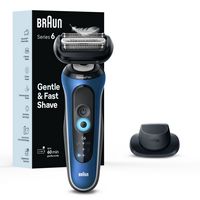 Braun - Series 6 Wet/Dry Electric Shaver - Blue - Alternate Views