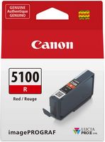 Canon - PFI-5100 AMR LUCIA PRO II Standard Capacity Ink Cartridge - Red - Alternate Views