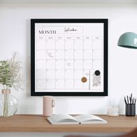 Martha Stewart - Everette Dry Erase Magnetic Monthly Calendar- 18
