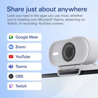 Elgato - Facecam Neo 1080p60 Full HD Webcam for Video Conferencing, Gaming, and Streaming - White - Alternate Views