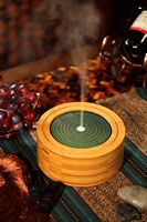 Sunpentown - 100 ml/3.3 fl.oz Ultrasonic Aroma Diffuser and Humidifier - Bamboo - Alternate Views