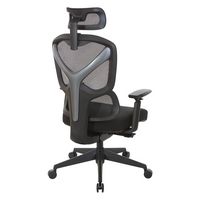 OSP Home Furnishings - Mesh High Back Manager's Chair with Headrest and Self-Adjusting Lumbar Sup... - Alternate Views