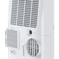 TCL - Q-Series 450 Sq. Ft. 10,000 BTU Smart Inverter Portable Air Conditioner - White - Alternate Views