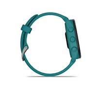 Garmin - Forerunner 165 Music GPS Smartwatch 43 mm Fiber-Reinforced Polymer - Turquoise/Aqua - Alternate Views