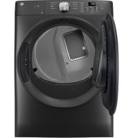 GE - 7.8 Cu. Ft. Stackable Smart Gas Dryer with Sanitize Cycle - Carbon Graphite - Alternate Views