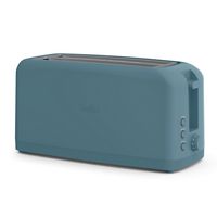 Bella - Fits-anywhere Kitchenware: 4-Slice Slim Toaster - Surf - Alternate Views