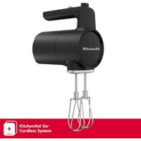 KitchenAid - 7-Speed Go Cordless Hand Mixer - Black - Alternate Views