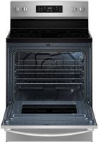 Whirlpool - 5.3 Cu. Ft. Freestanding Electric Range with Air Cooking Technology and Steam Clean -... - Alternate Views