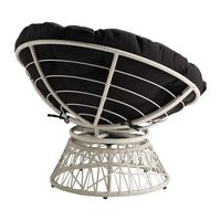 OSP Home Furnishings - Papasan Chair - Black - Alternate Views