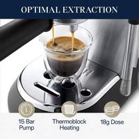 De'Longhi - EC885M Dedica Arte Pump Espresso Machine - Stainless Steel - Alternate Views