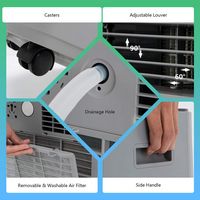 Costway 5000 BTU Portable Air Conditioner Cools up to 230 sq.ft with Remote Control 3-in-1 Air Co... - Alternate Views