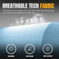 GTPlayer - GT905 Adjustable Gaming Chair with Breathable Fabric - Blue - Alternate Views