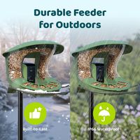 Birdfy 2 Smart Bird Feeder with Camera, AI Bird Recognition, Weatherproof, Eco-Friendly Design - ... - Alternate Views
